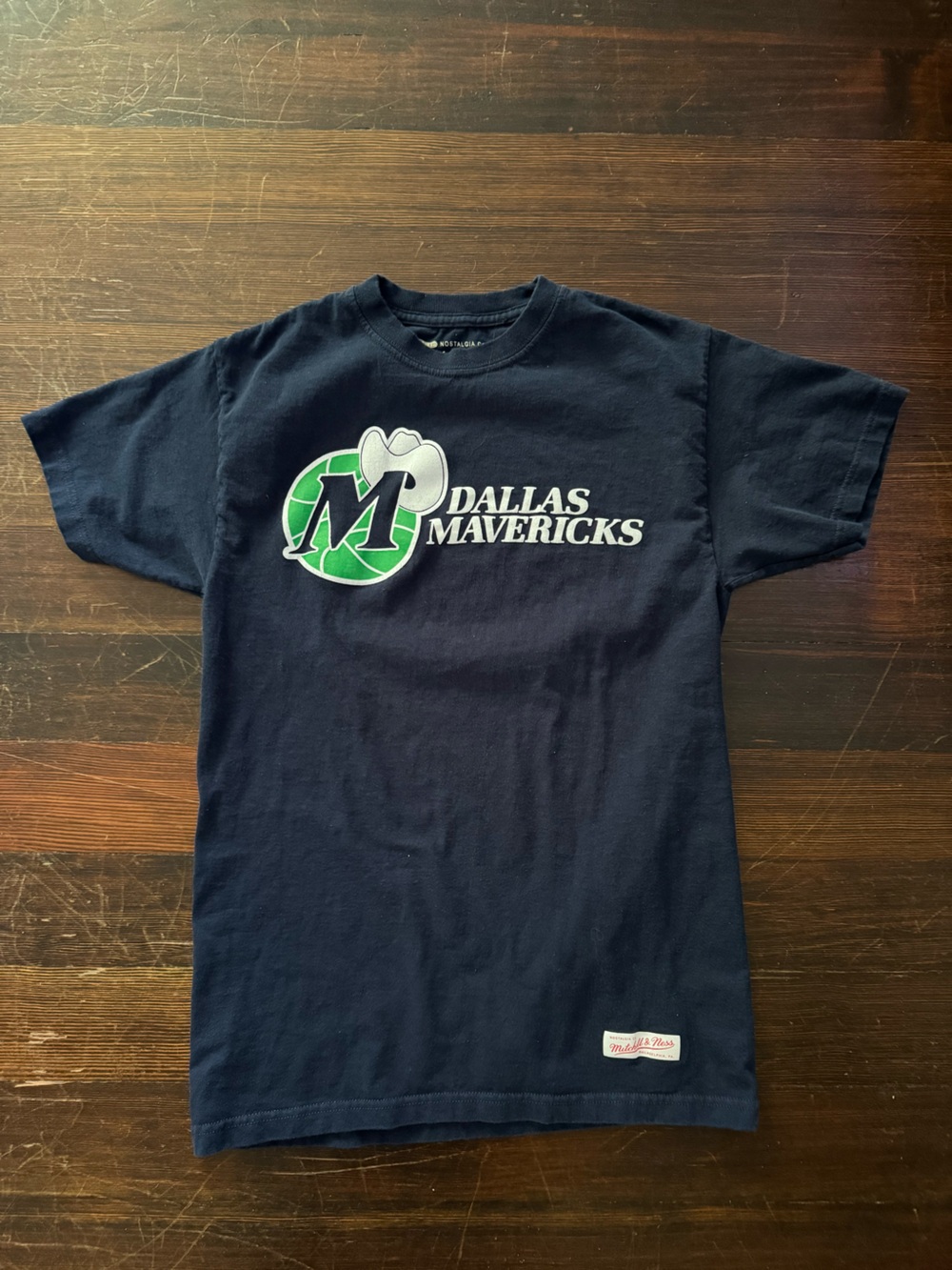 Mitchell & Ness Navy Dallas Mavericks Small
